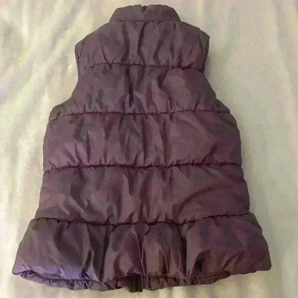 OshKosh B’gosh Girls Puffer Vest Jacket Size 8 Purple - Picture 8 of 11